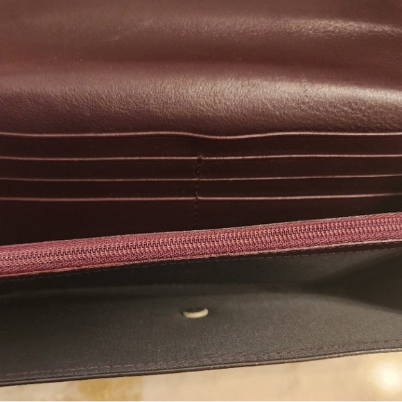 CHRISTIAN DIOR TROTTER MONOGRAM LEATHER LONG WALLET COA - Picture 6 of 9